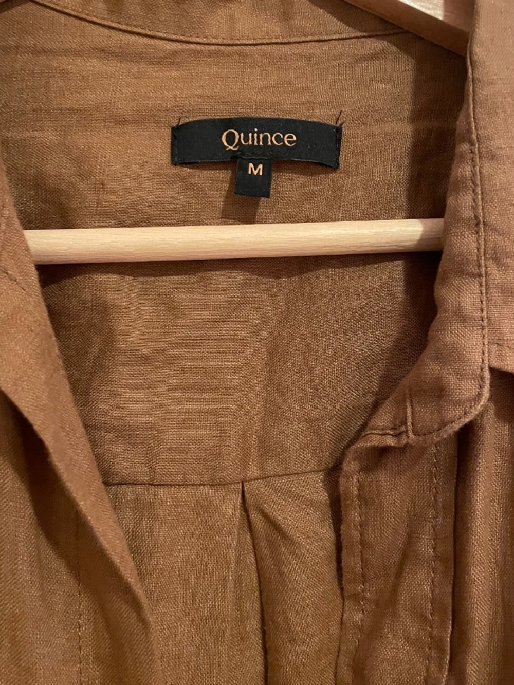 Quince 100% European Linen Maxi Shirt Dress - Picture 2 of 6